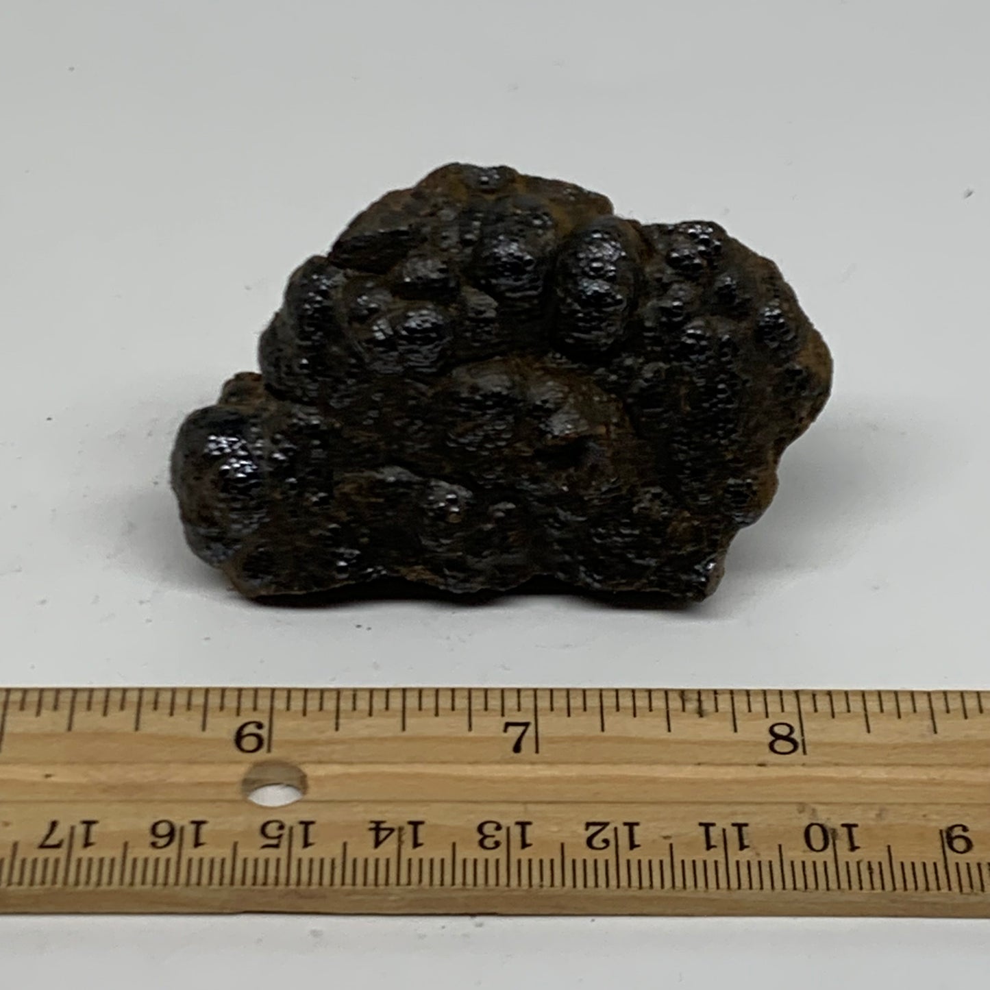 118.4g, 2.6"x1.6"x1.1", Rough Hematite Botryoidal Mineral Crystal, B38432