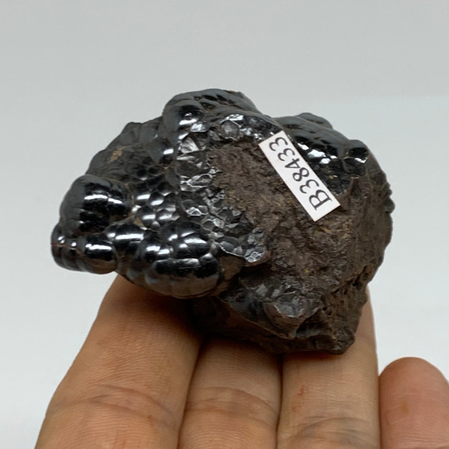 121.4g, 2.1"x1.4"x1.3", Rough Hematite Botryoidal Mineral Crystal, B38433