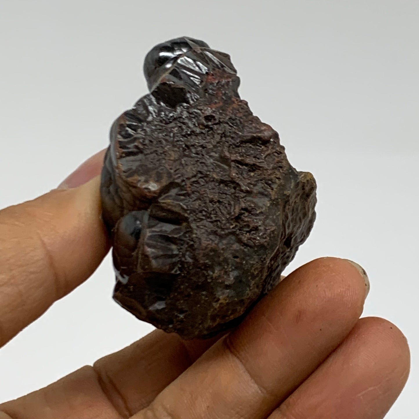 121.4g, 2.1"x1.4"x1.3", Rough Hematite Botryoidal Mineral Crystal, B38433