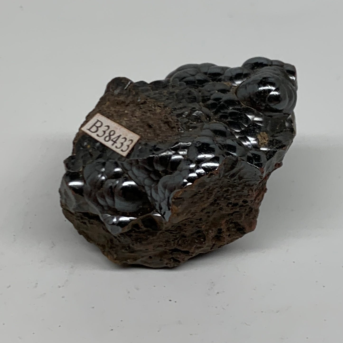 121.4g, 2.1"x1.4"x1.3", Rough Hematite Botryoidal Mineral Crystal, B38433