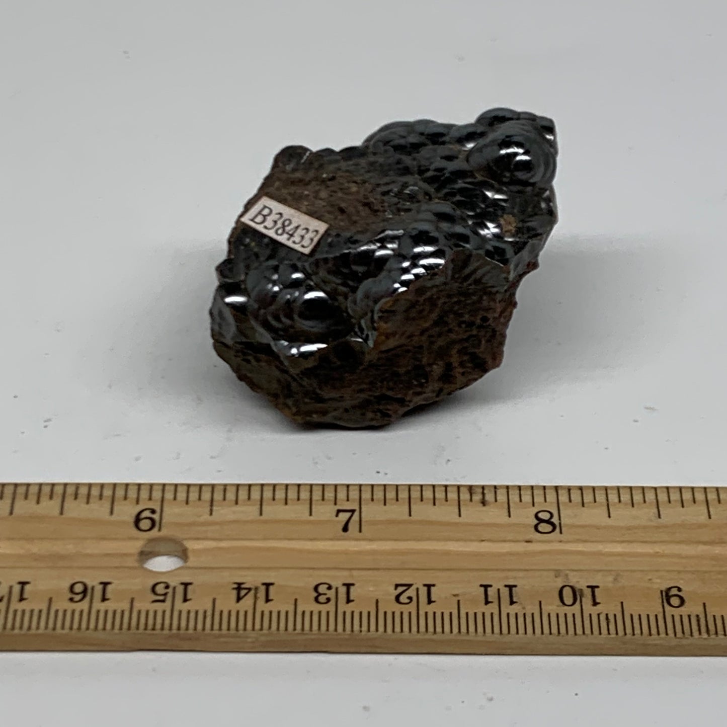 121.4g, 2.1"x1.4"x1.3", Rough Hematite Botryoidal Mineral Crystal, B38433