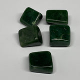 177.9g, 1.1"-1.3", 5pcs, Natural Nephrite Jade Tumbled Stone @Afghanistan,B31895