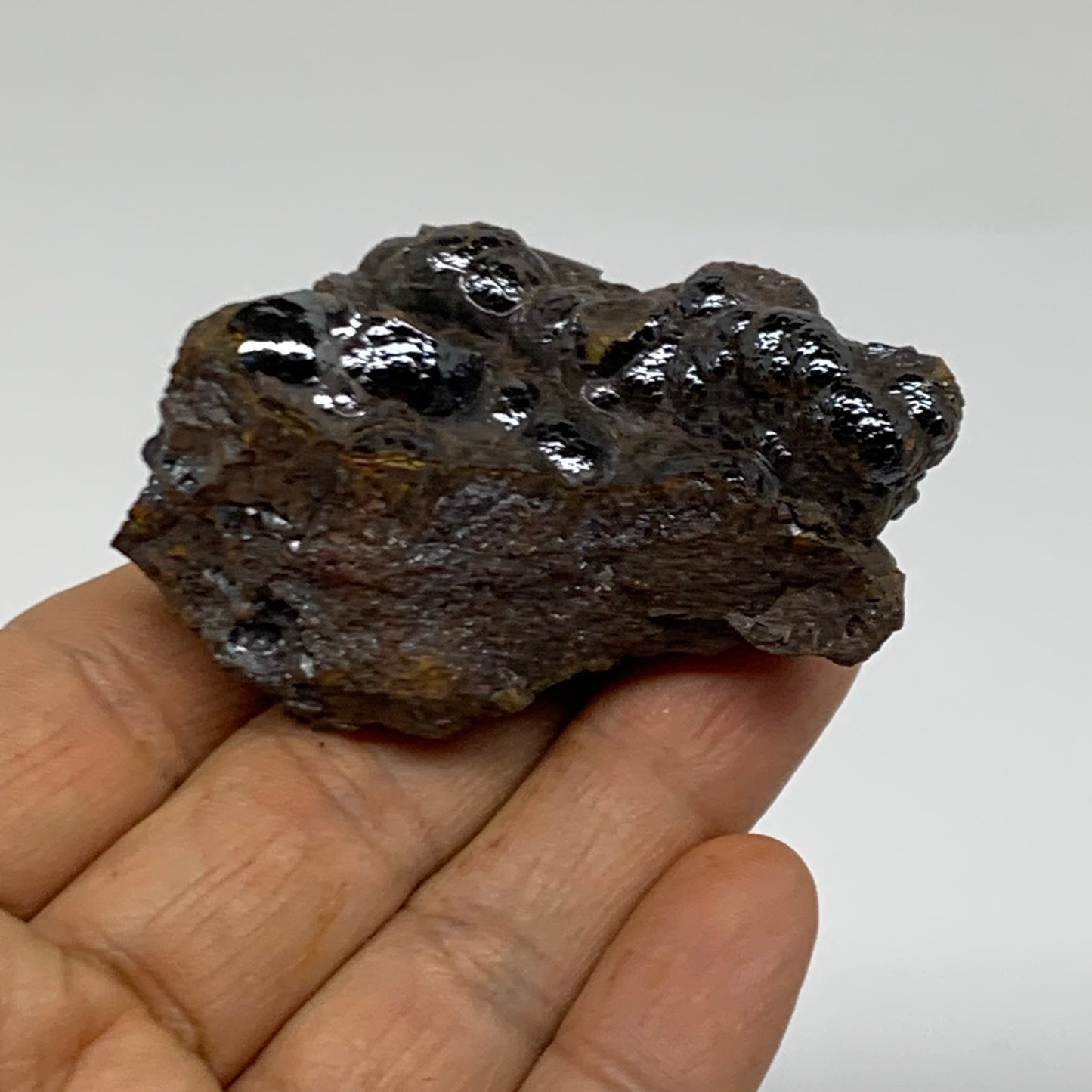 120g, 2.4"x1.5"x1.2", Rough Hematite Botryoidal Mineral Crystal, B38434