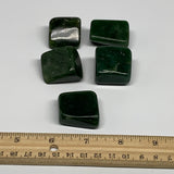 177.9g, 1.1"-1.3", 5pcs, Natural Nephrite Jade Tumbled Stone @Afghanistan,B31895