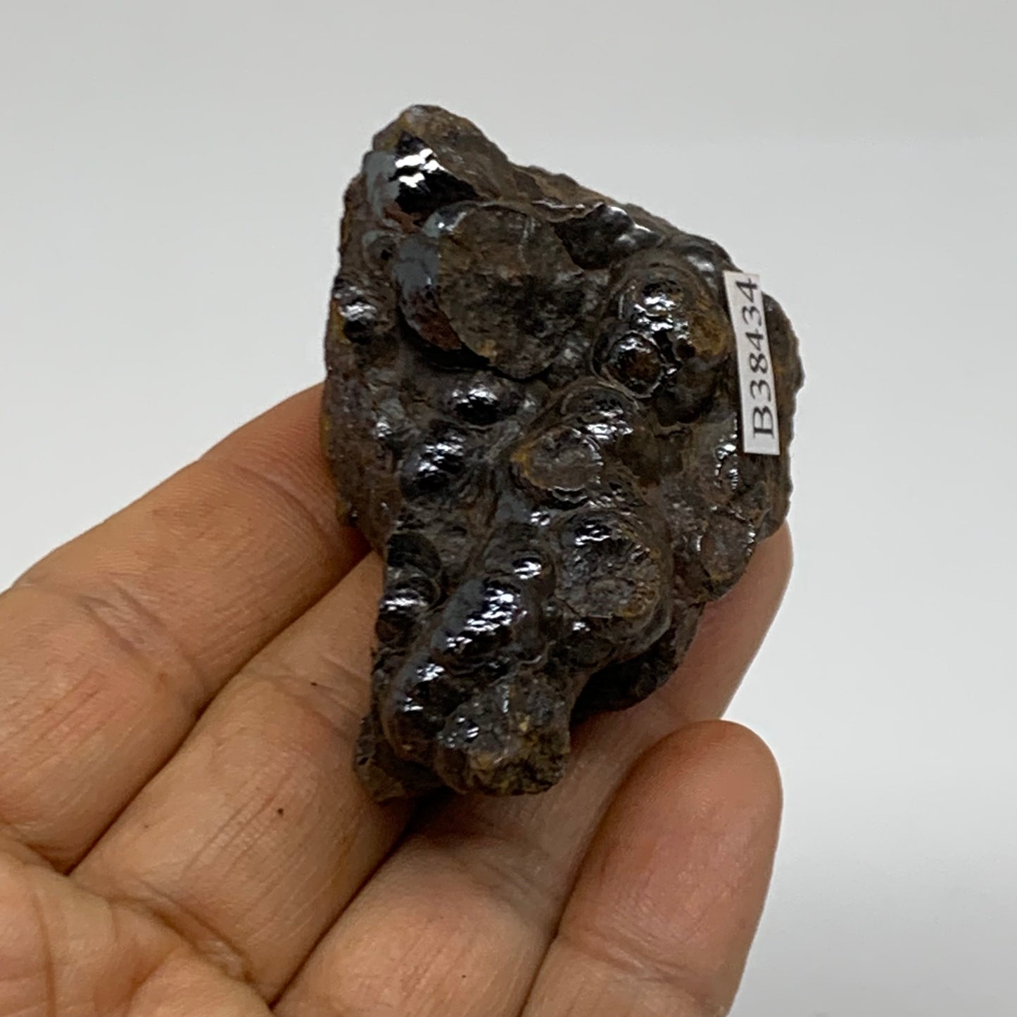 120g, 2.4"x1.5"x1.2", Rough Hematite Botryoidal Mineral Crystal, B38434