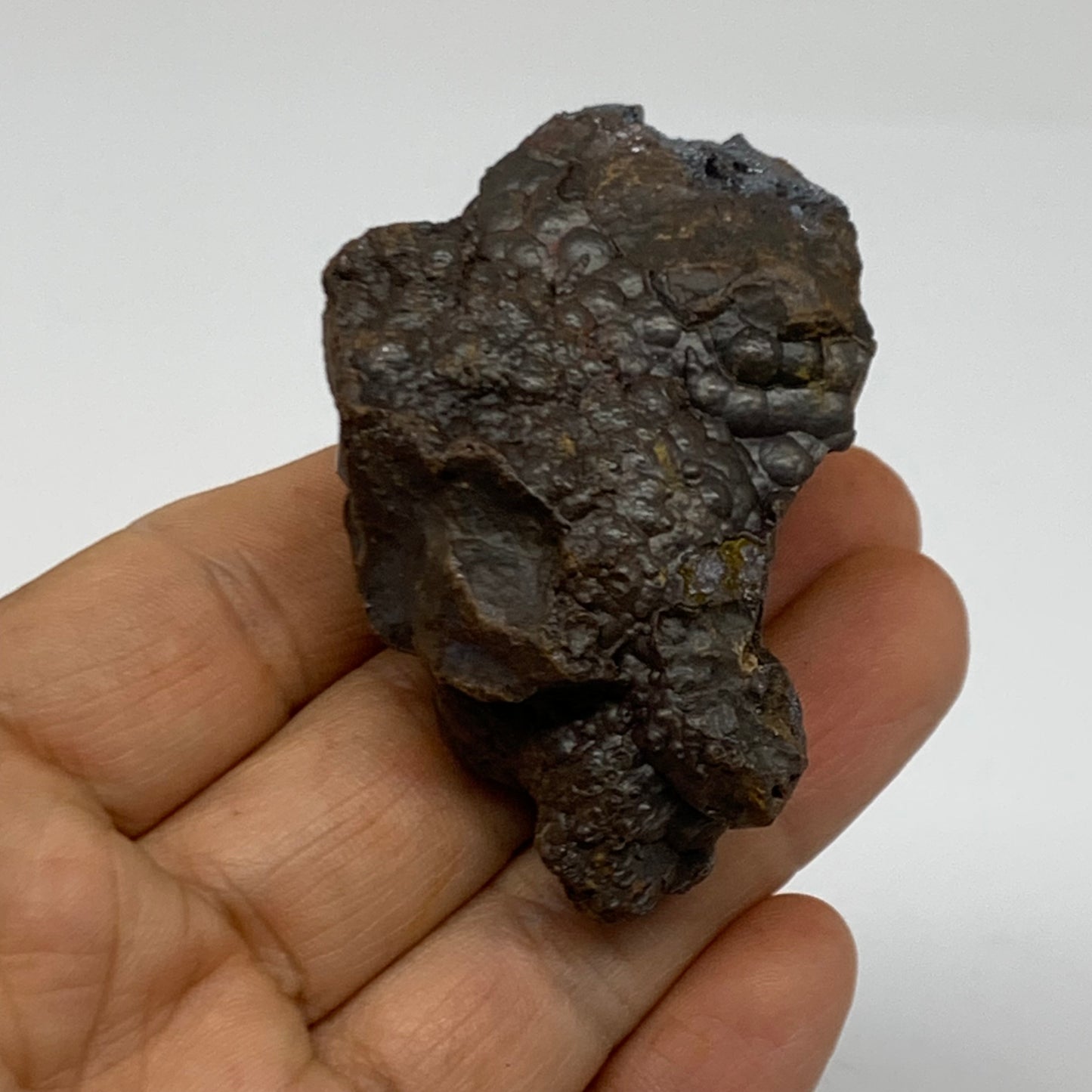 120g, 2.4"x1.5"x1.2", Rough Hematite Botryoidal Mineral Crystal, B38434