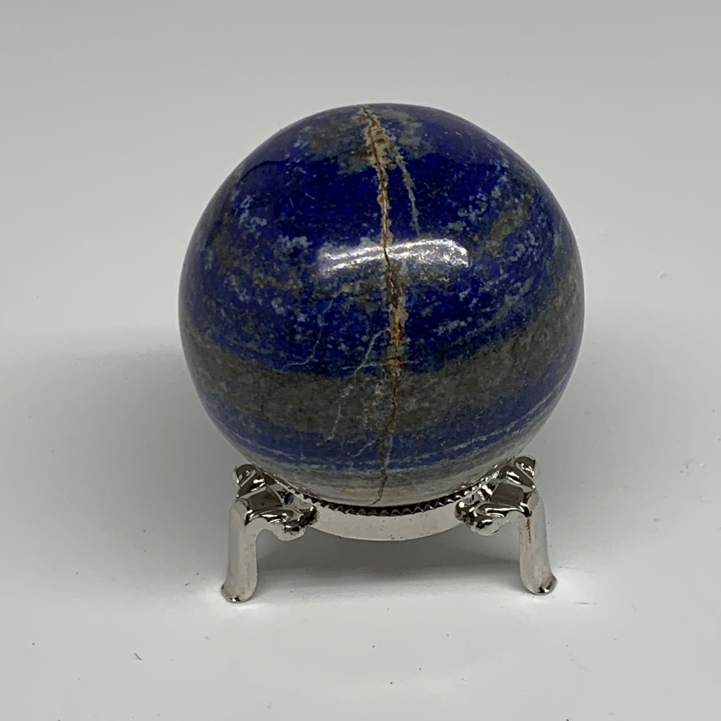 0.84 lbs, 2.5" (62mm), Lapis Lazuli Sphere Ball Gemstone @Afghanistan, B33196
