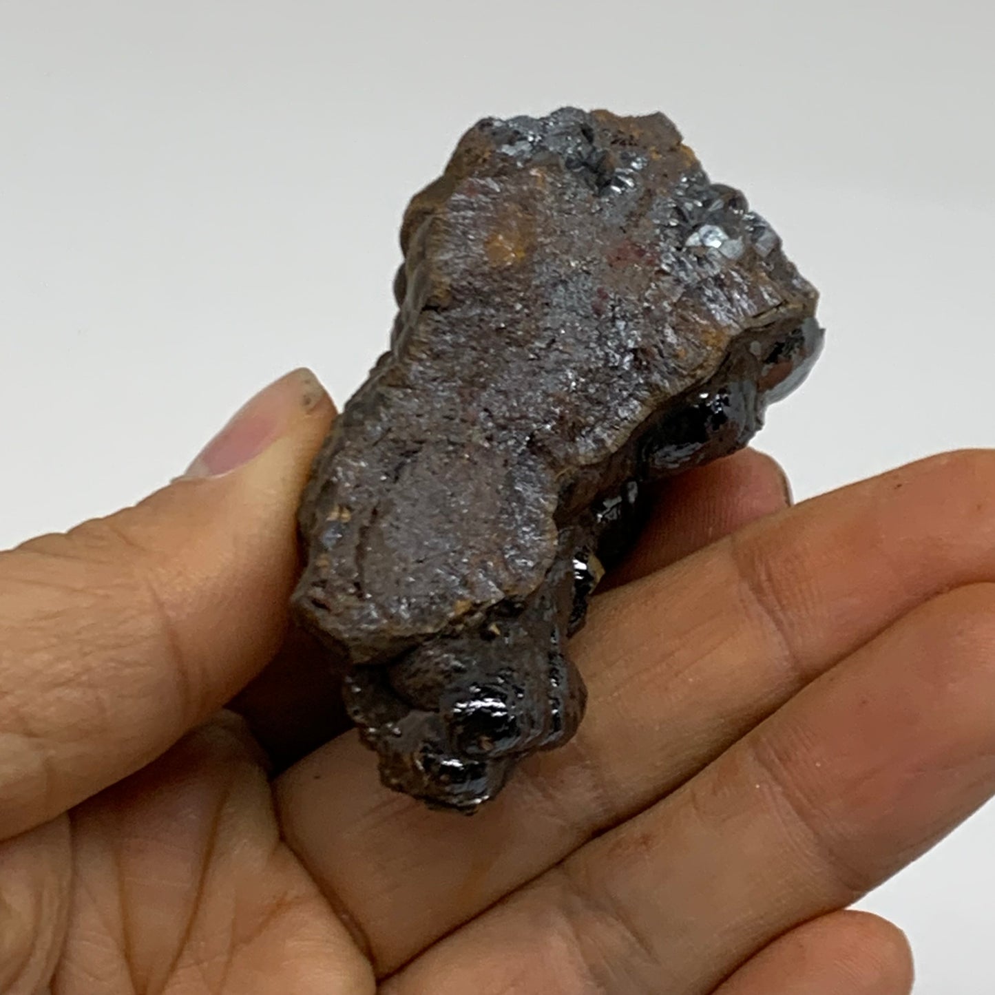 120g, 2.4"x1.5"x1.2", Rough Hematite Botryoidal Mineral Crystal, B38434