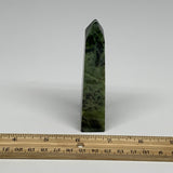 93.3g, 3.8"x1"x0.8", Serpentine Point Tower Obelisk Crystal @Pakistan, B29625