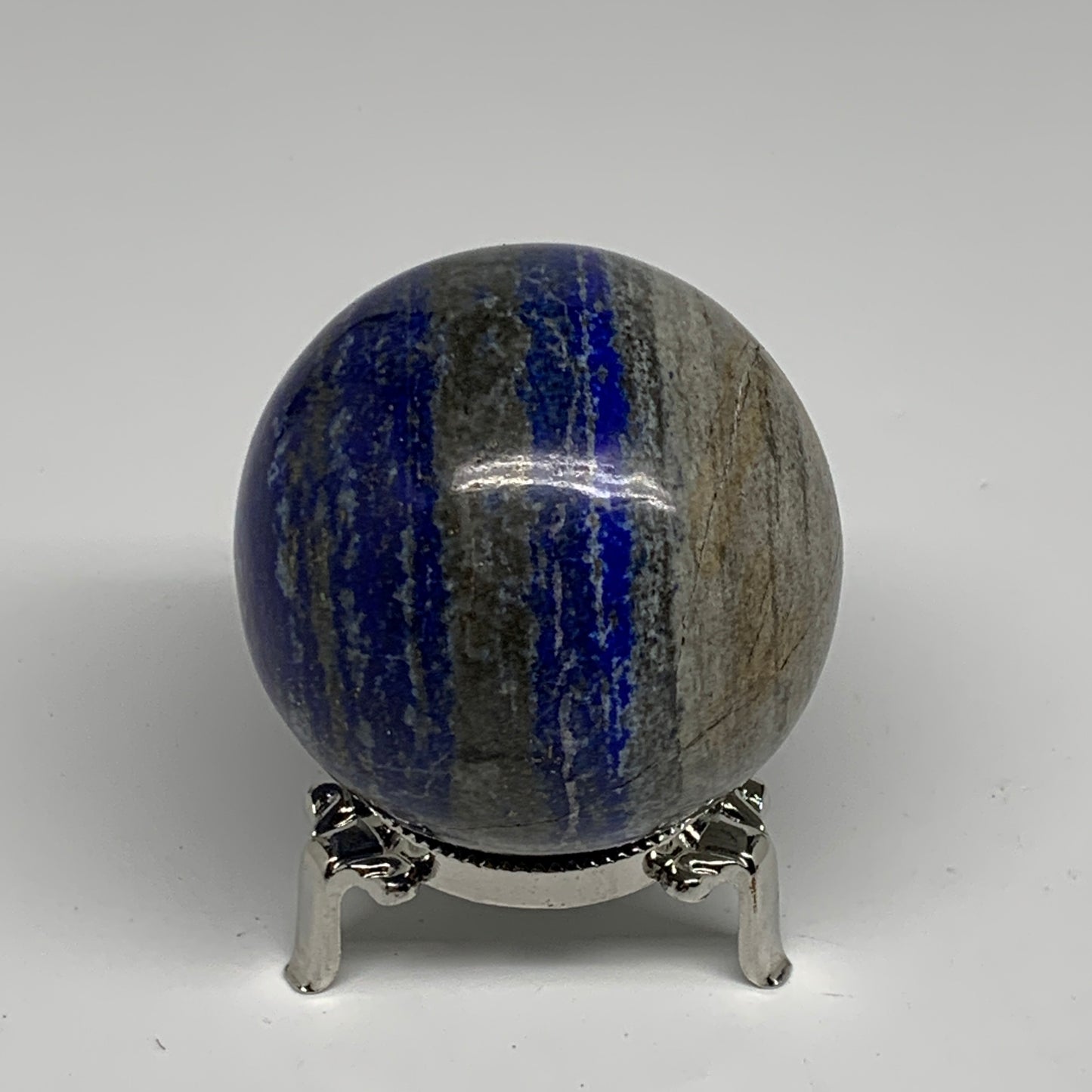 0.84 lbs, 2.5" (62mm), Lapis Lazuli Sphere Ball Gemstone @Afghanistan, B33196