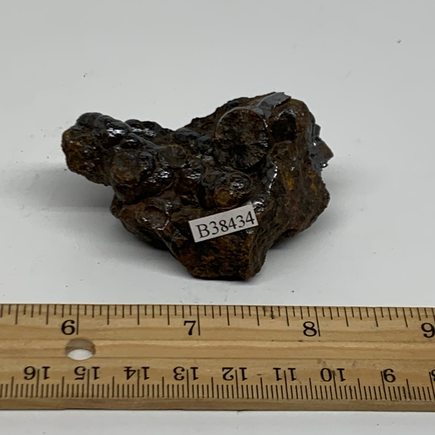 120g, 2.4"x1.5"x1.2", Rough Hematite Botryoidal Mineral Crystal, B38434