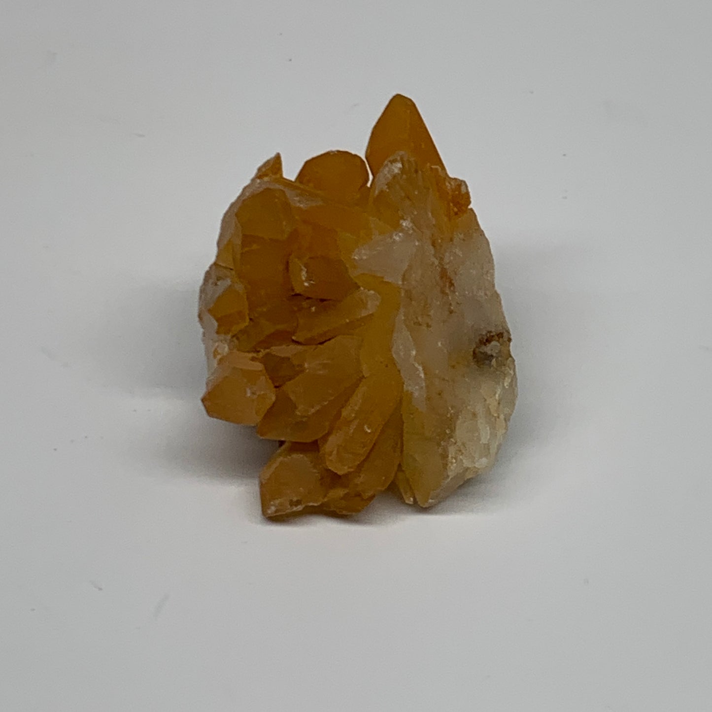 45.4g, 1.9"x1.4"x1.2", Orange Quartz Cluster Crystal Terminated @Brazil, B28891
