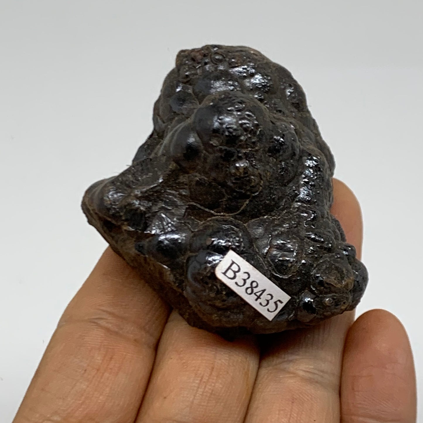 135.4g, 2.3"x1.9"x1.4", Rough Hematite Botryoidal Mineral Crystal, B38435