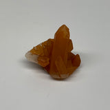 30.3g, 1.5"x1.6"x1.3", Orange Quartz Cluster Crystal Terminated @Brazil, B28893
