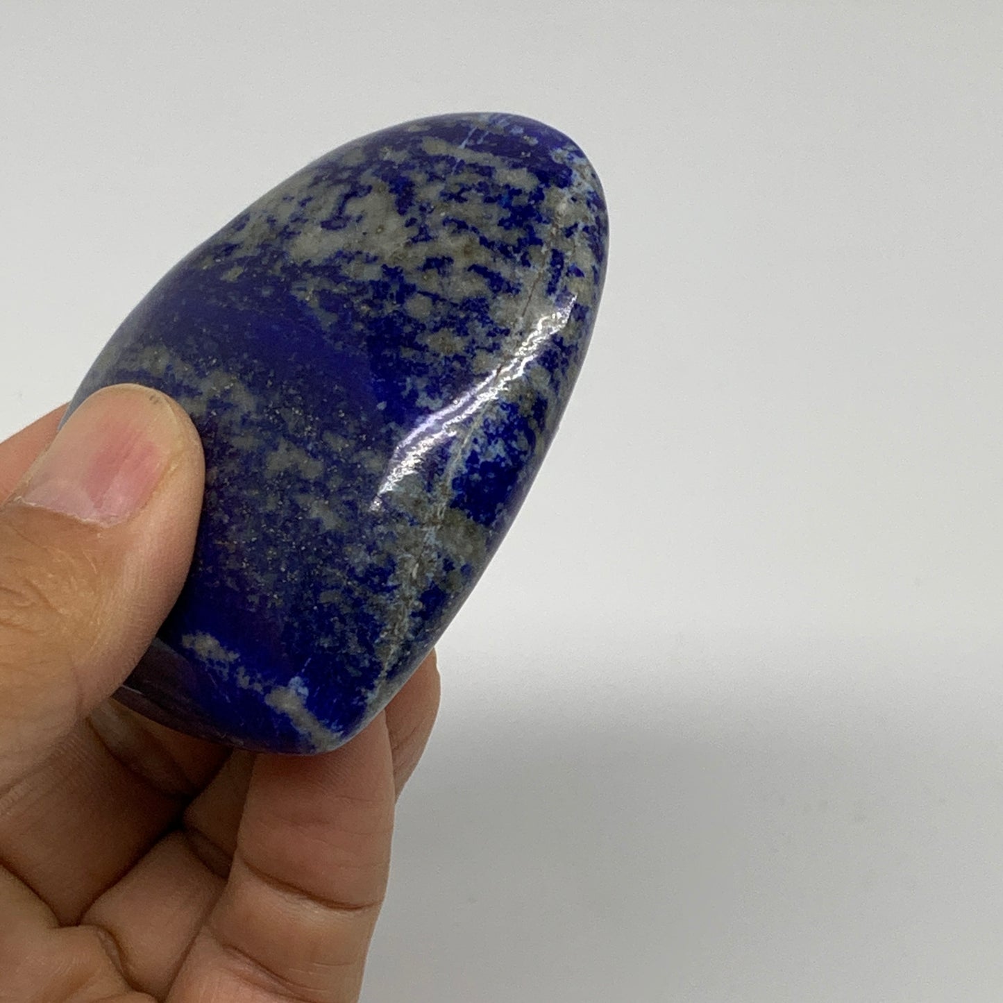 0.33 lbs, 2.6"x3"x0.9", Natural Lapis Lazuli Heart Polished Crystal, B36666