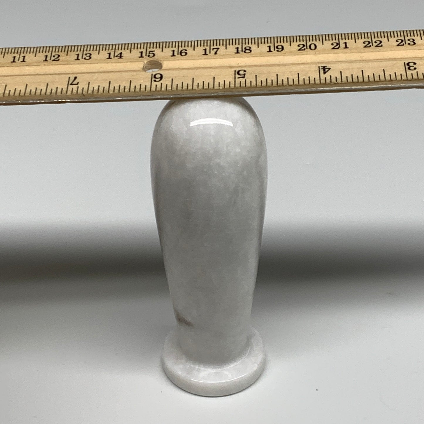2.3 lbs, 4"x3.8", Natural Marble Crystal Pestle and Mortar Handmade, B32531