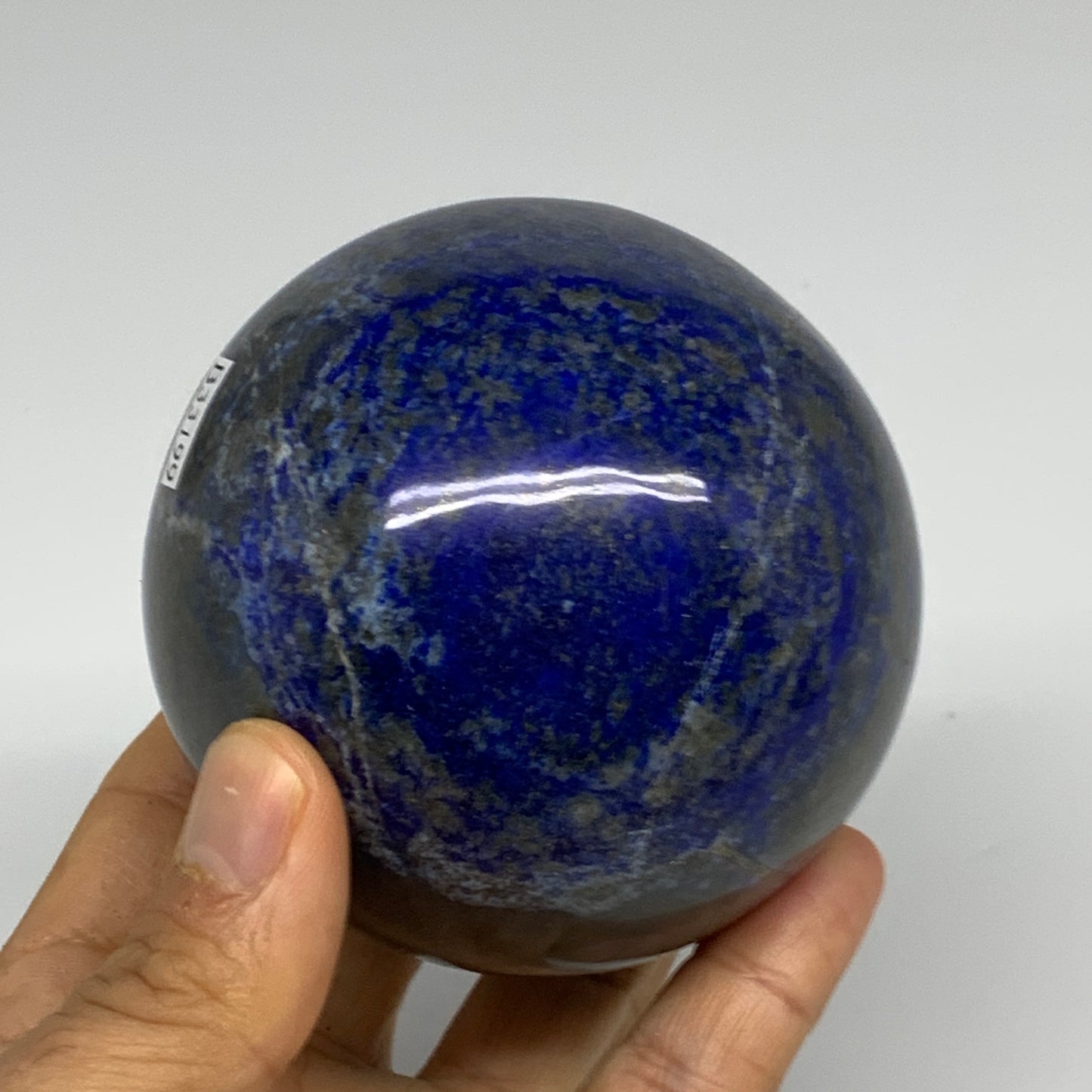1.64 lbs, 3.1" (78mm), Lapis Lazuli Sphere Ball Gemstone @Afghanistan, B33199