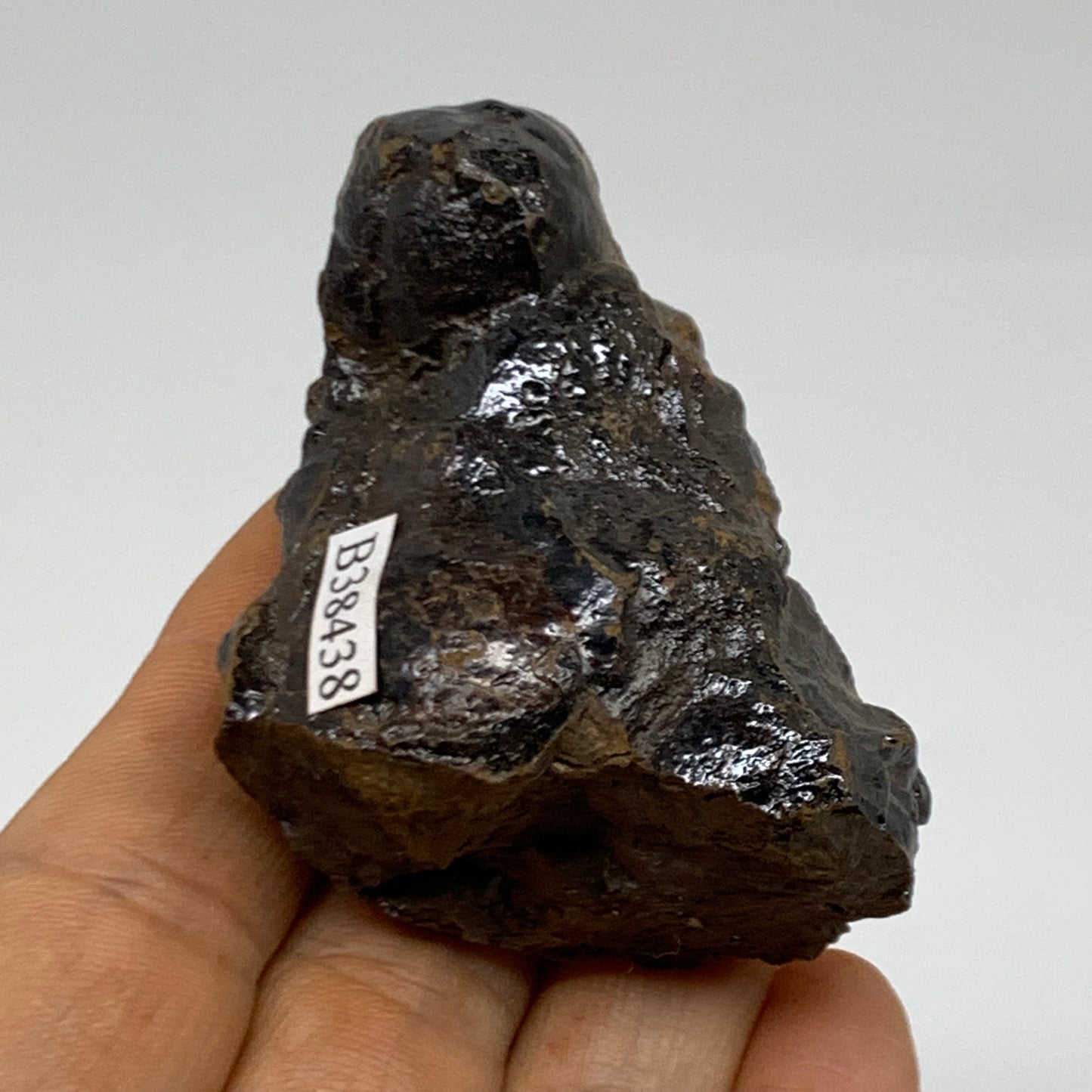 132.4g, 2.3"x1.8"x1.2", Rough Hematite Botryoidal Mineral Crystal, B38438