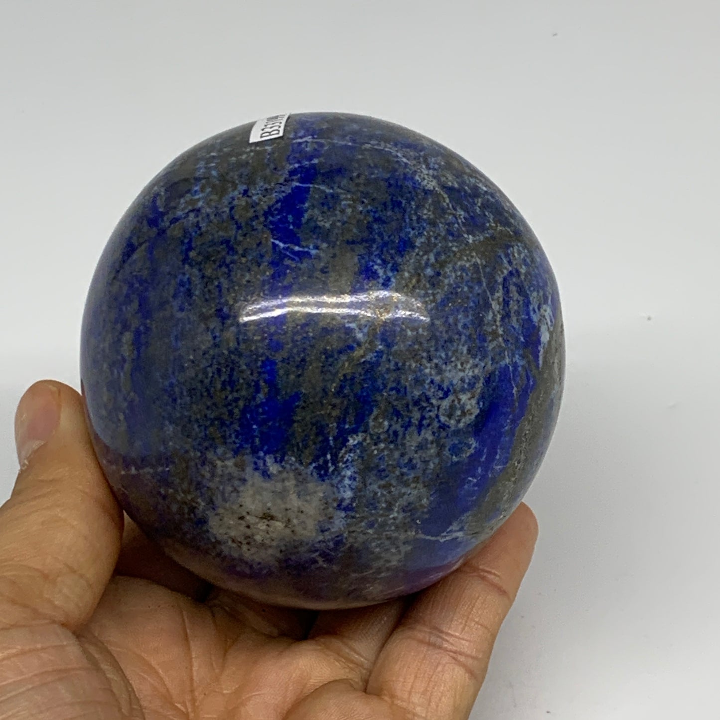 1.64 lbs, 3.1" (78mm), Lapis Lazuli Sphere Ball Gemstone @Afghanistan, B33199