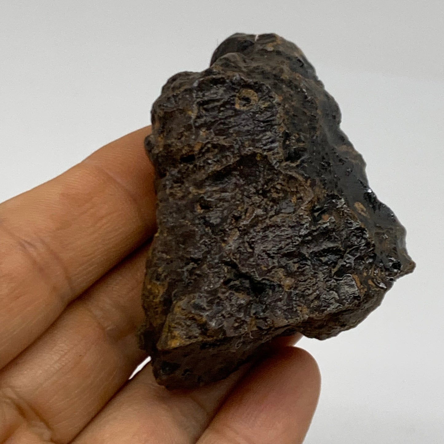 132.4g, 2.3"x1.8"x1.2", Rough Hematite Botryoidal Mineral Crystal, B38438