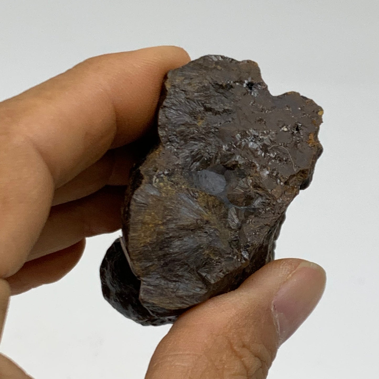 132.4g, 2.3"x1.8"x1.2", Rough Hematite Botryoidal Mineral Crystal, B38438