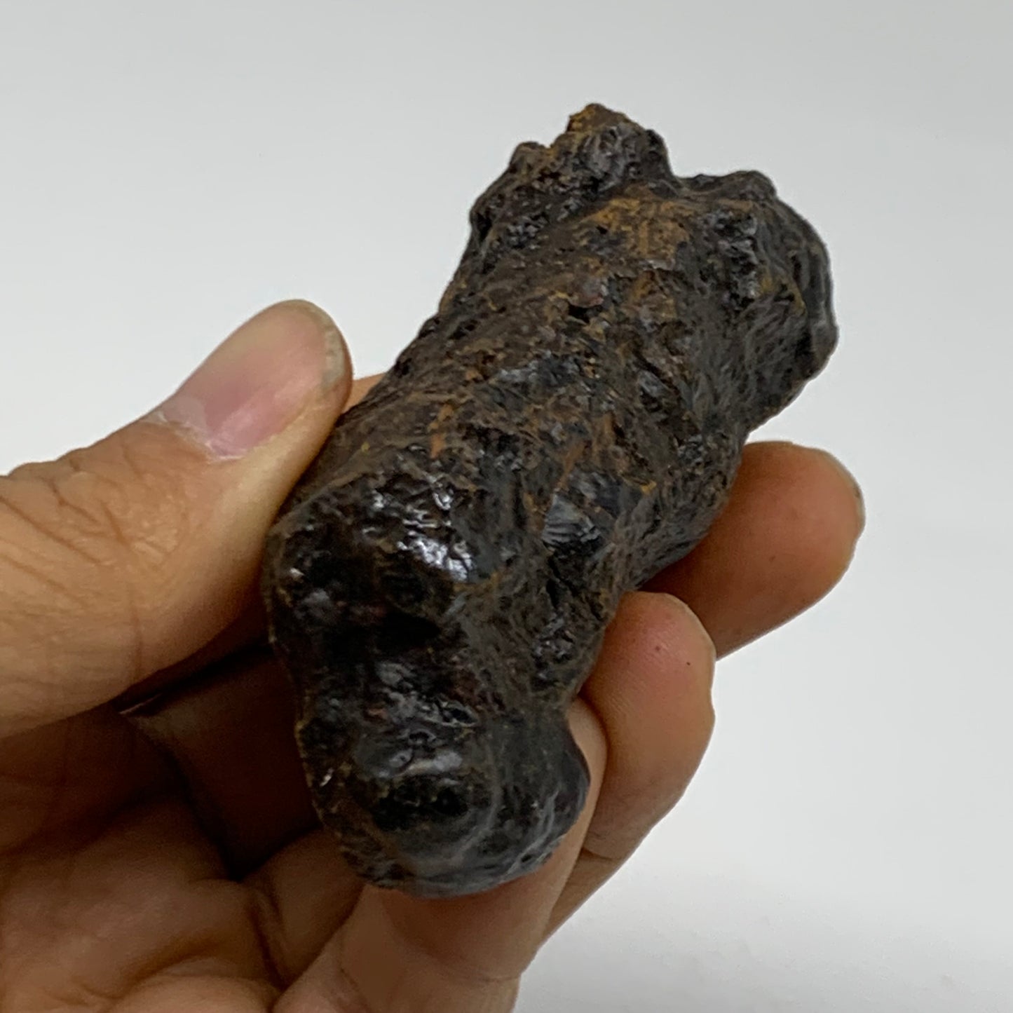 132.4g, 2.3"x1.8"x1.2", Rough Hematite Botryoidal Mineral Crystal, B38438