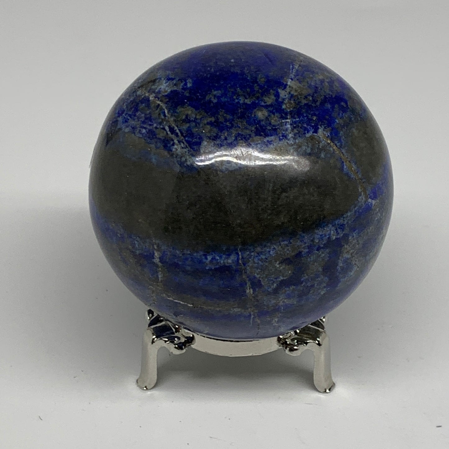 1.64 lbs, 3.1" (78mm), Lapis Lazuli Sphere Ball Gemstone @Afghanistan, B33199
