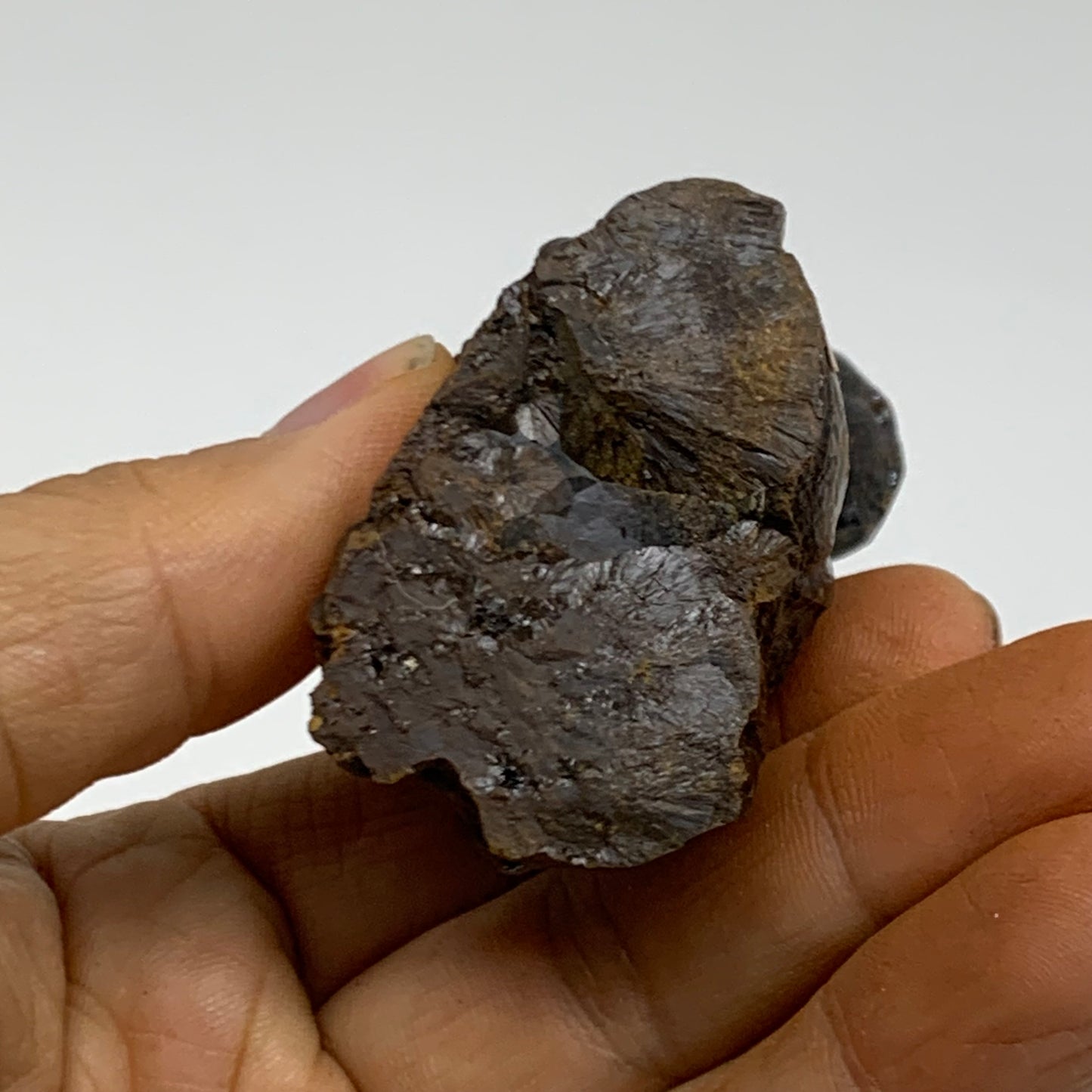 132.4g, 2.3"x1.8"x1.2", Rough Hematite Botryoidal Mineral Crystal, B38438