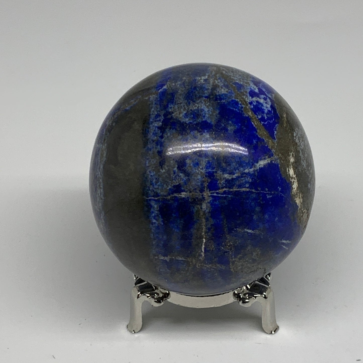 1.64 lbs, 3.1" (78mm), Lapis Lazuli Sphere Ball Gemstone @Afghanistan, B33199