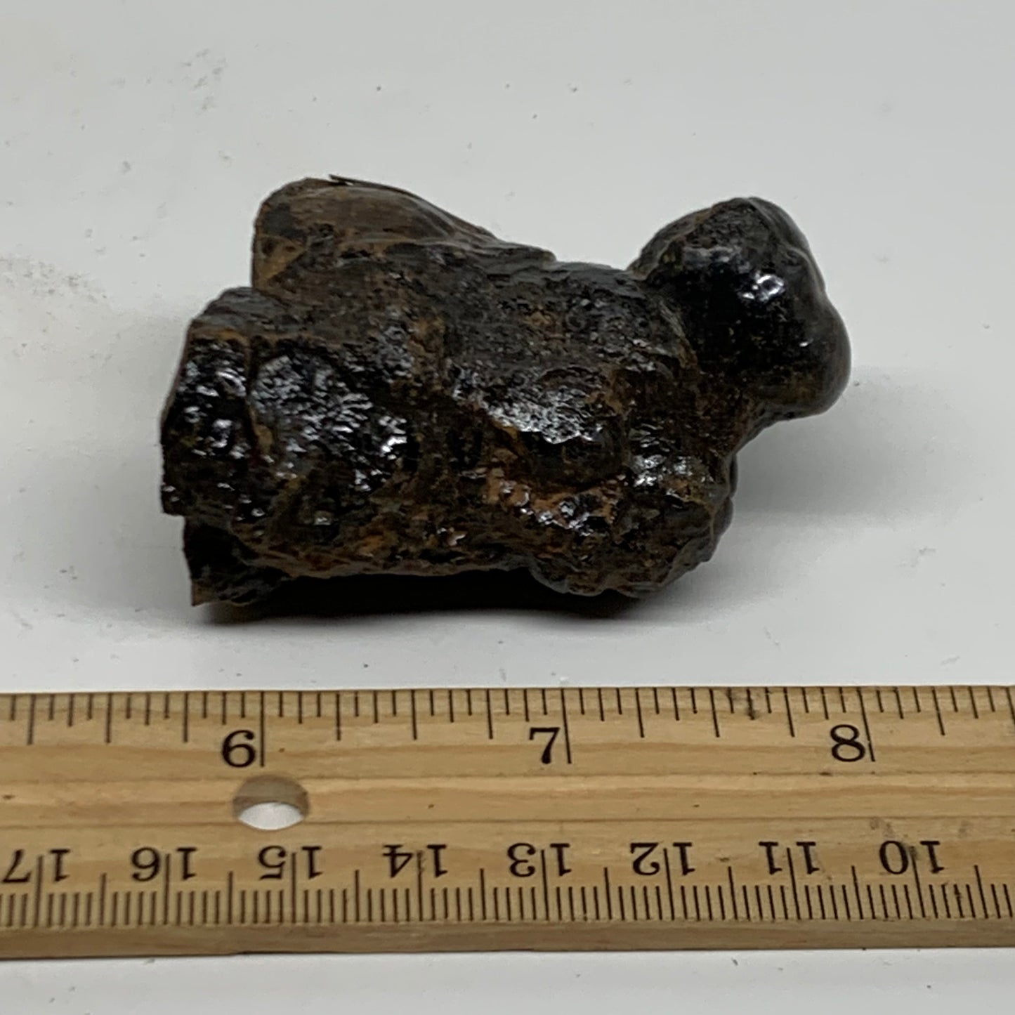 132.4g, 2.3"x1.8"x1.2", Rough Hematite Botryoidal Mineral Crystal, B38438