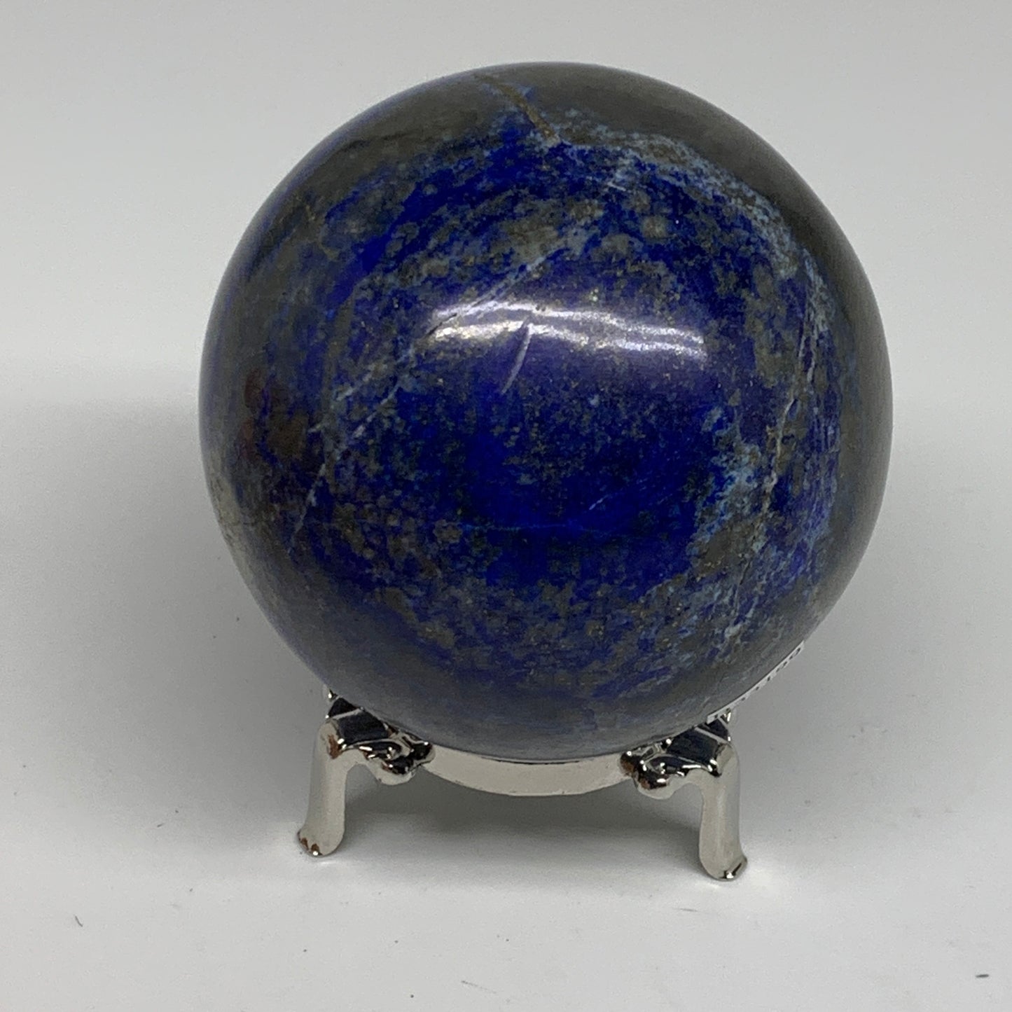 1.64 lbs, 3.1" (78mm), Lapis Lazuli Sphere Ball Gemstone @Afghanistan, B33199