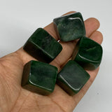 174.3g, 1"-1.2", 5pcs, Natural Nephrite Jade Tumbled Stone @Afghanistan,B31902