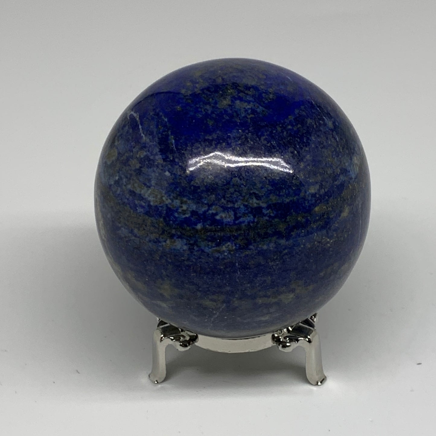 1.82 lbs, 3.2" (80mm), Lapis Lazuli Sphere Ball Gemstone @Afghanistan, B33200