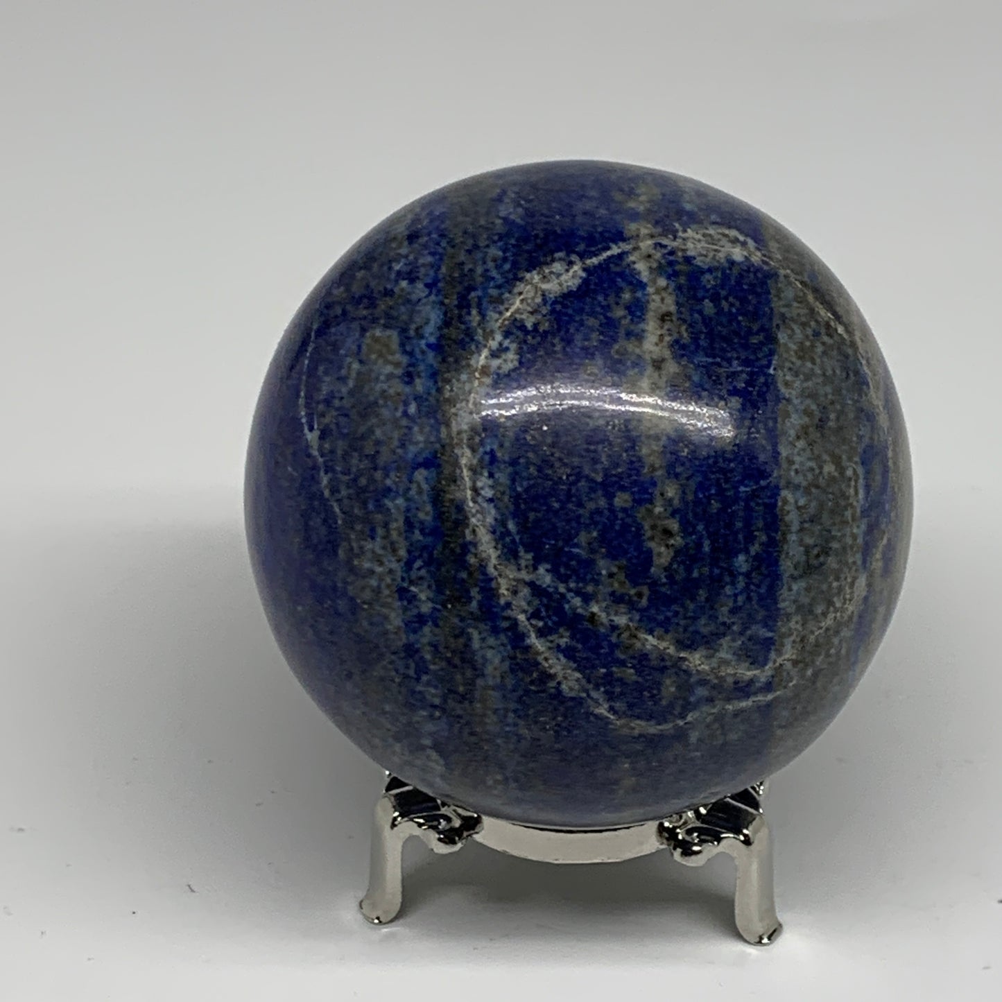 1.82 lbs, 3.2" (80mm), Lapis Lazuli Sphere Ball Gemstone @Afghanistan, B33200