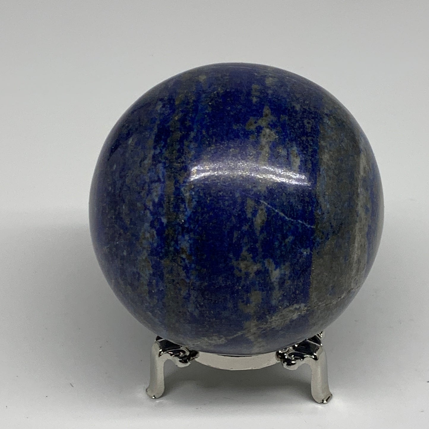 1.82 lbs, 3.2" (80mm), Lapis Lazuli Sphere Ball Gemstone @Afghanistan, B33200