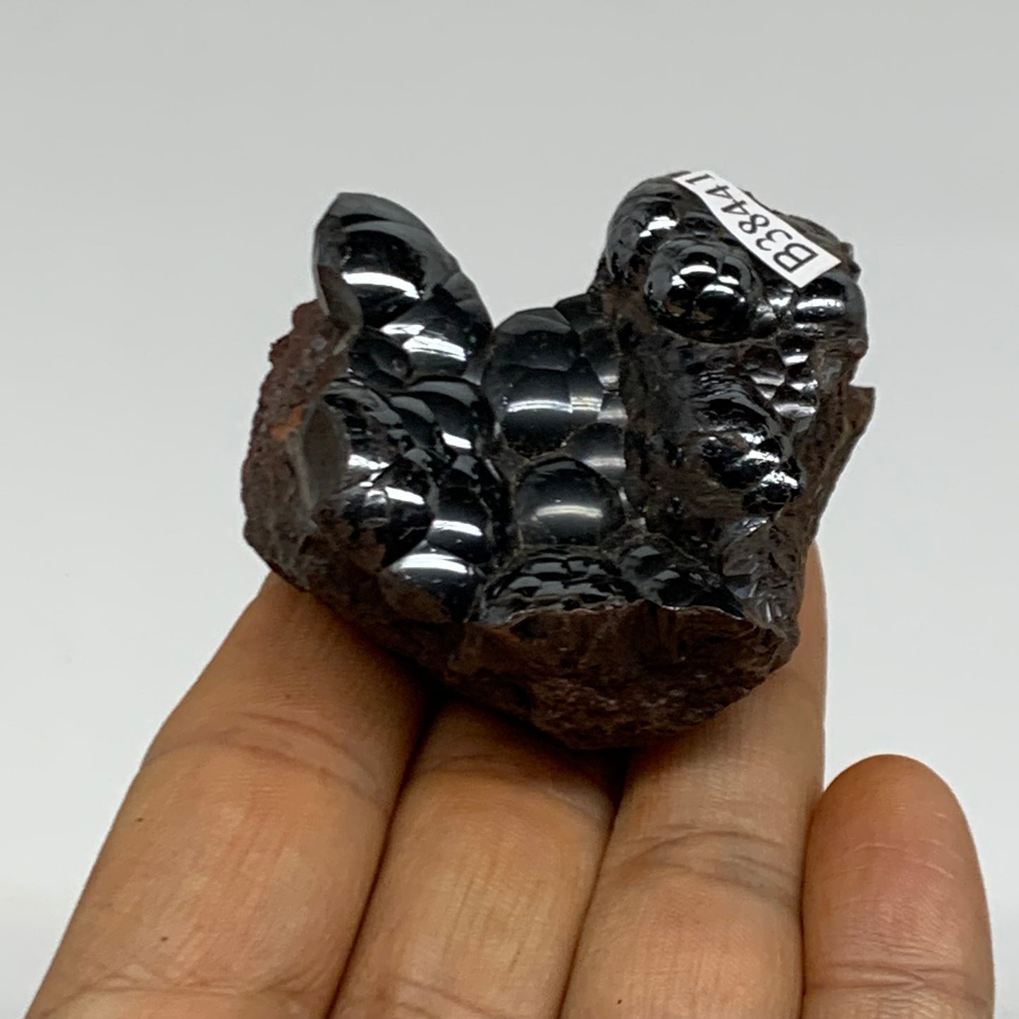 144.6g, 2"x1.6"x1.4", Rough Hematite Botryoidal Mineral Crystal, B38441