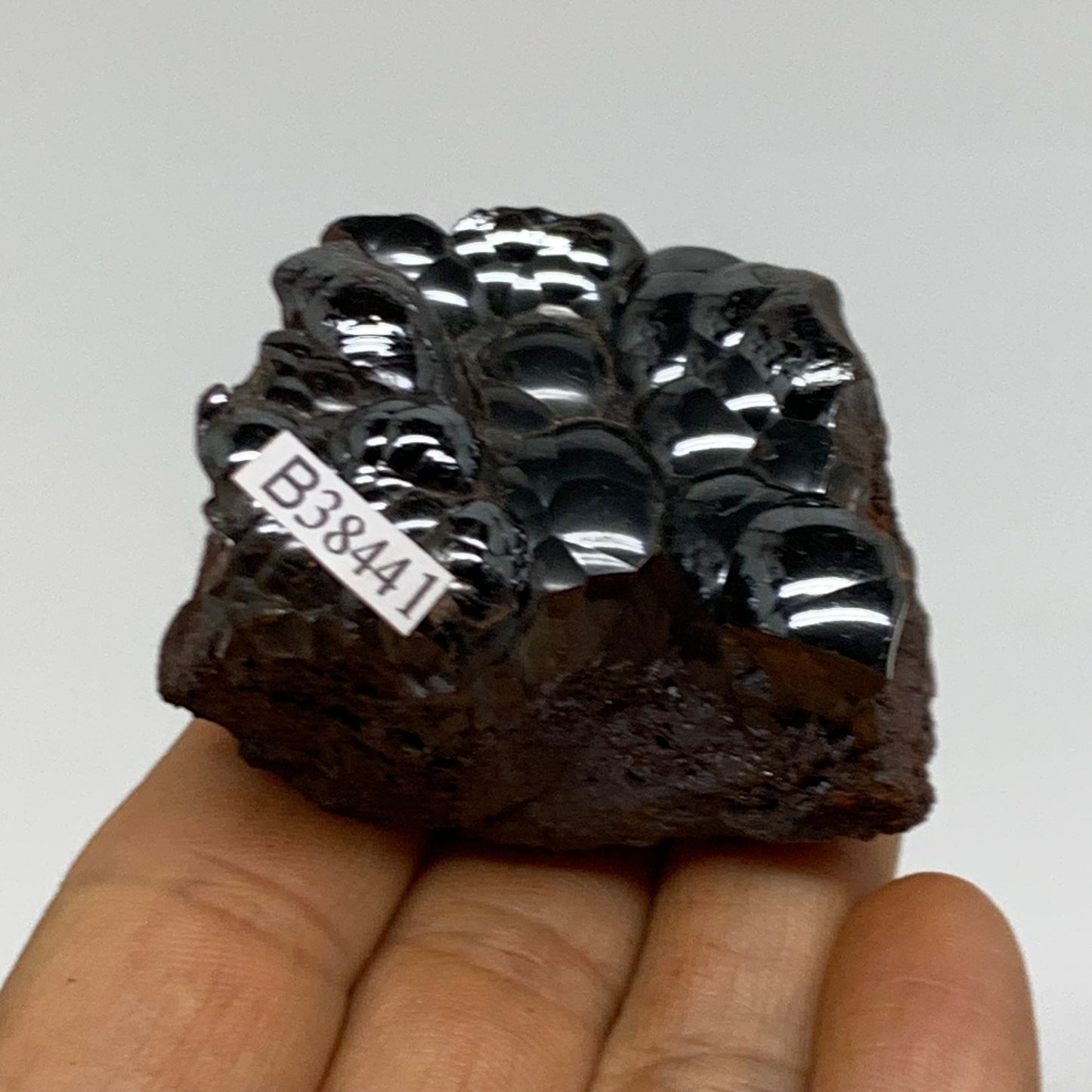 144.6g, 2"x1.6"x1.4", Rough Hematite Botryoidal Mineral Crystal, B38441