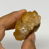 34.4g, 2"x1.1"x1", Orange Quartz Cluster Crystal Terminated @Brazil, B28899