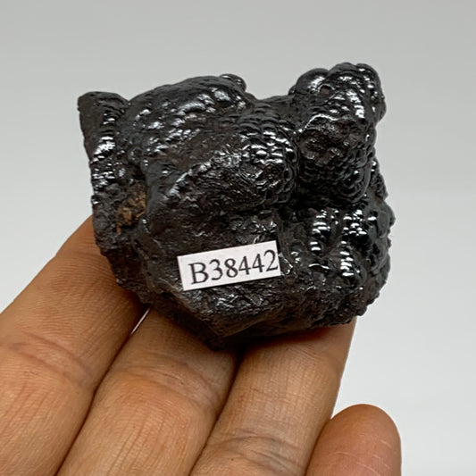 123g, 2.1"x1.5"x1.2", Rough Hematite Botryoidal Mineral Crystal, B38442
