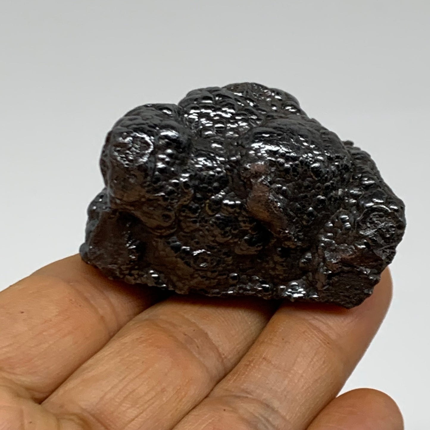 123g, 2.1"x1.5"x1.2", Rough Hematite Botryoidal Mineral Crystal, B38442