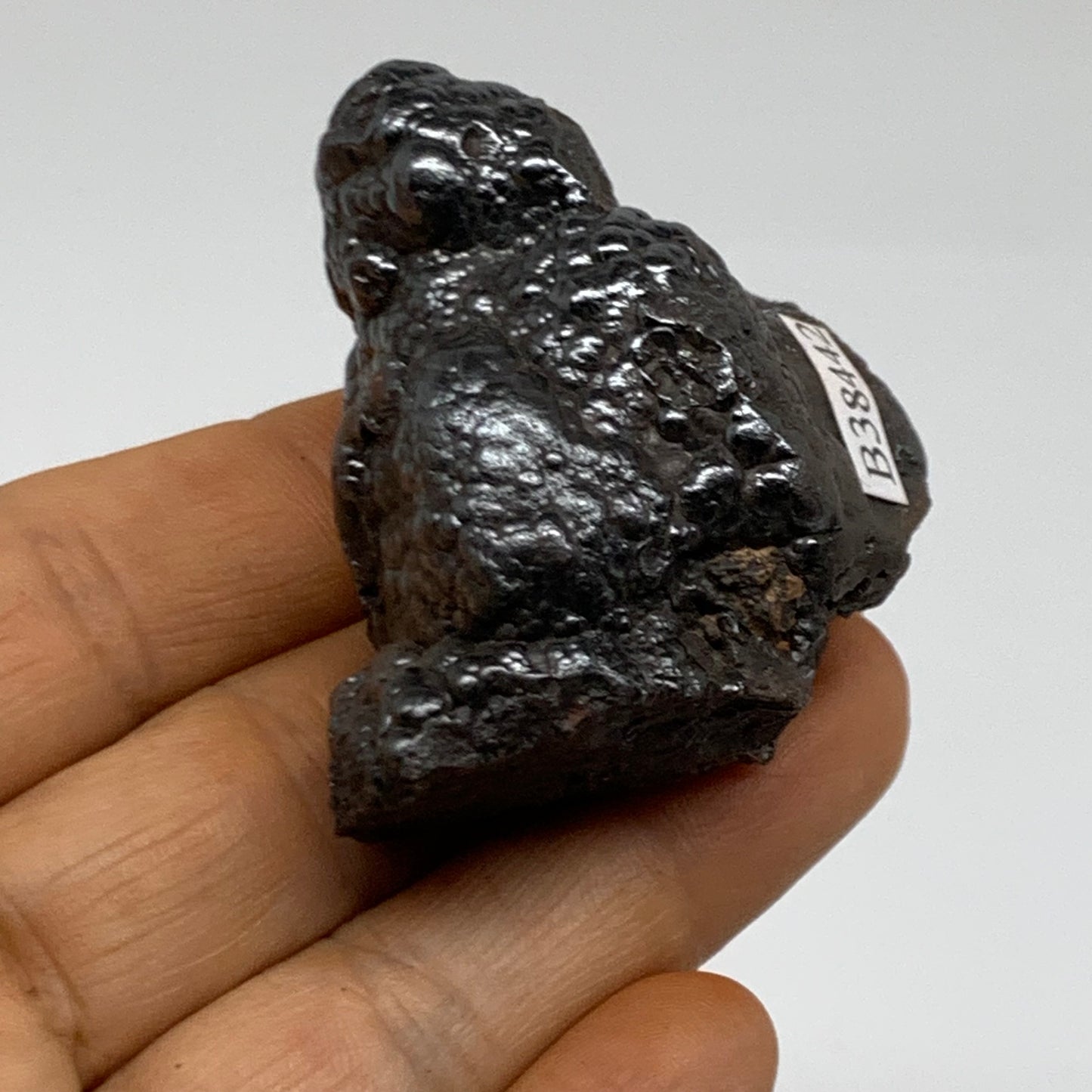 123g, 2.1"x1.5"x1.2", Rough Hematite Botryoidal Mineral Crystal, B38442