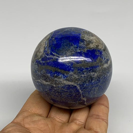 0.97 lbs, 2.6" (65mm), Lapis Lazuli Sphere Ball Gemstone @Afghanistan, B33202