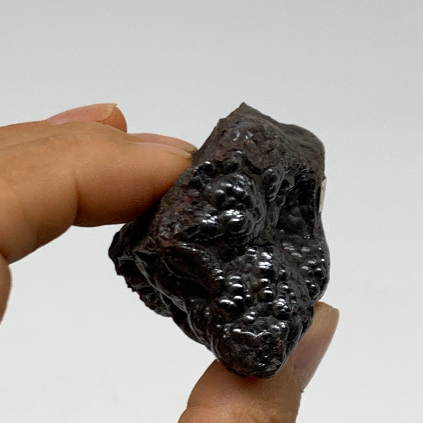 123g, 2.1"x1.5"x1.2", Rough Hematite Botryoidal Mineral Crystal, B38442