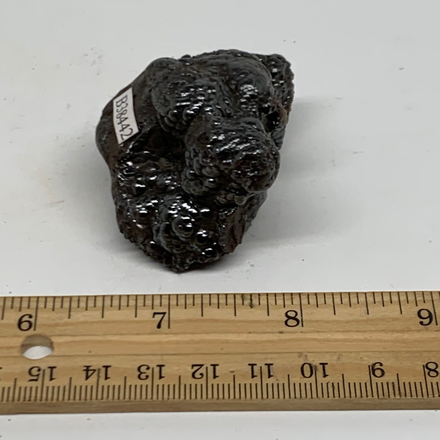 123g, 2.1"x1.5"x1.2", Rough Hematite Botryoidal Mineral Crystal, B38442