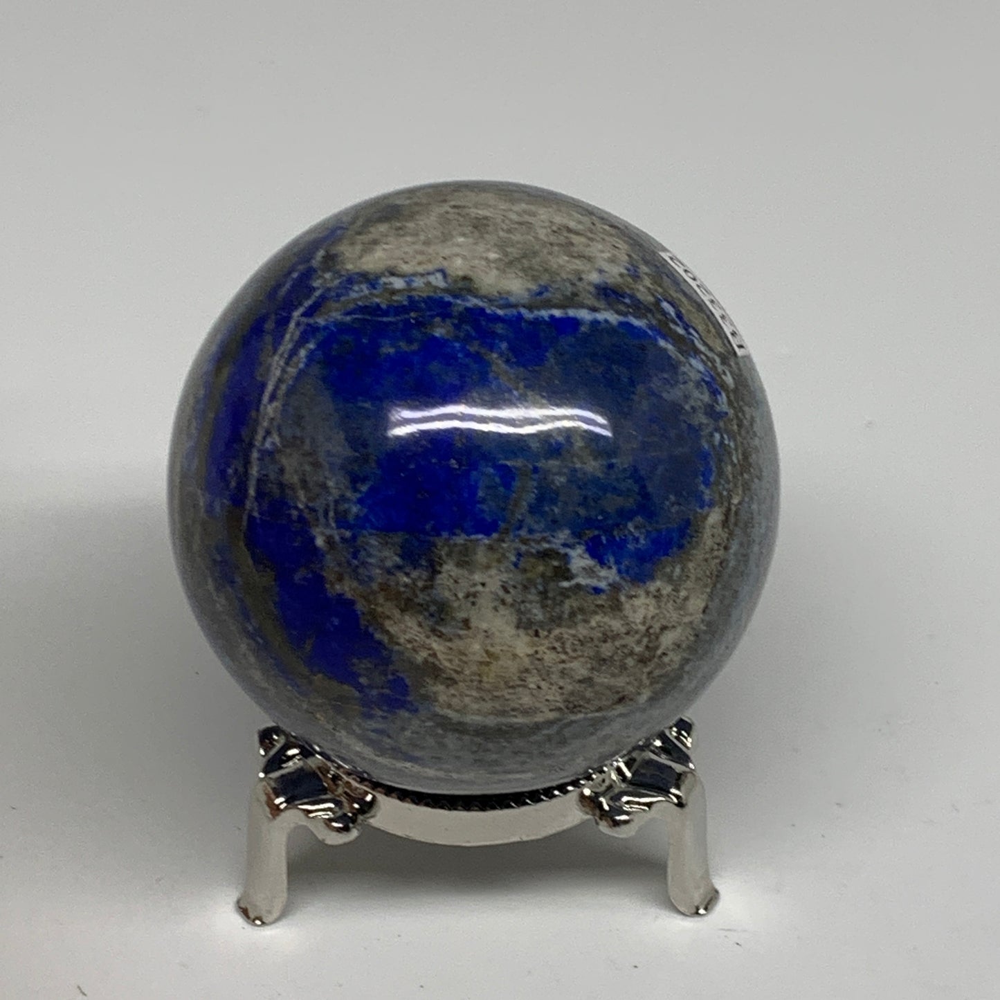 0.97 lbs, 2.6" (65mm), Lapis Lazuli Sphere Ball Gemstone @Afghanistan, B33202