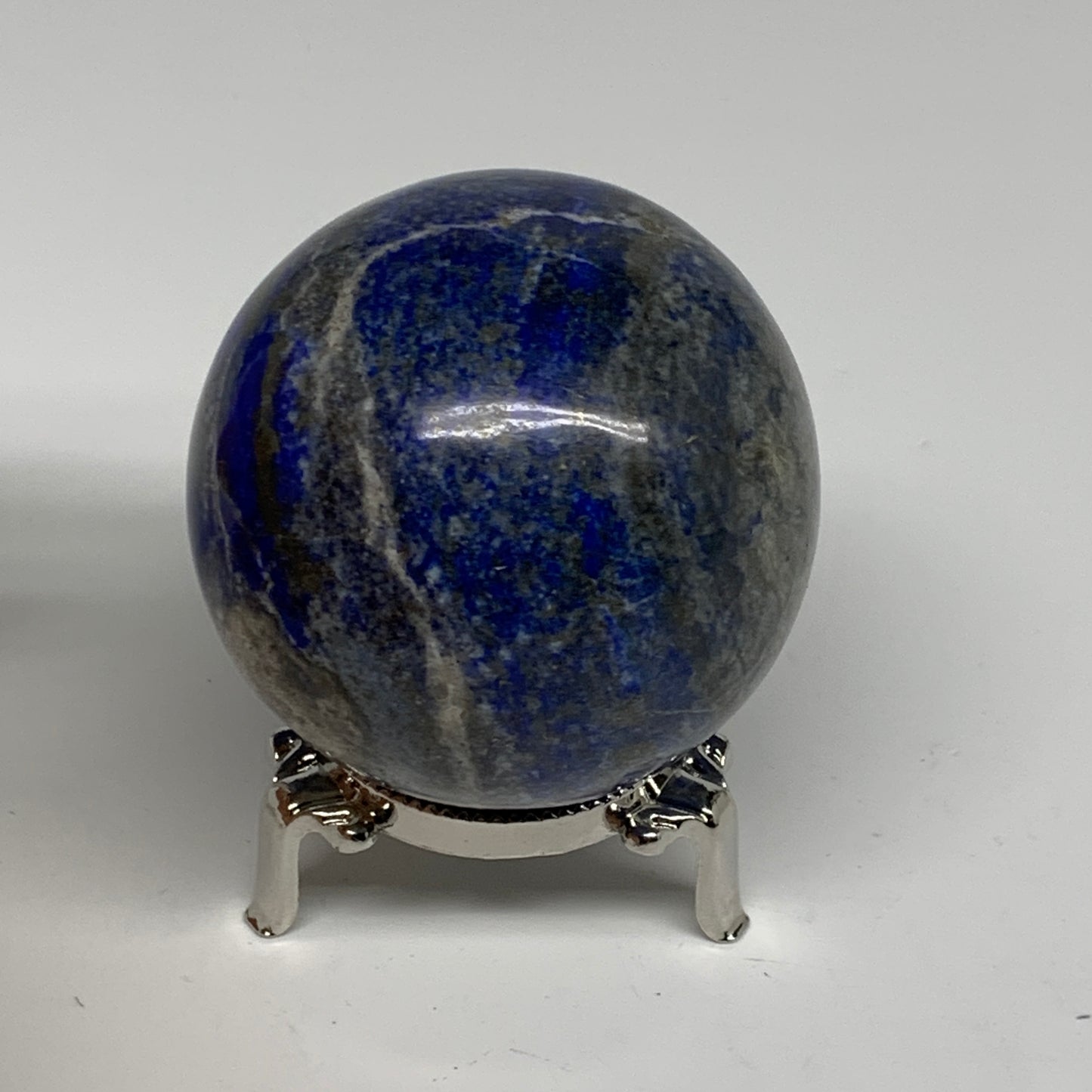 0.97 lbs, 2.6" (65mm), Lapis Lazuli Sphere Ball Gemstone @Afghanistan, B33202