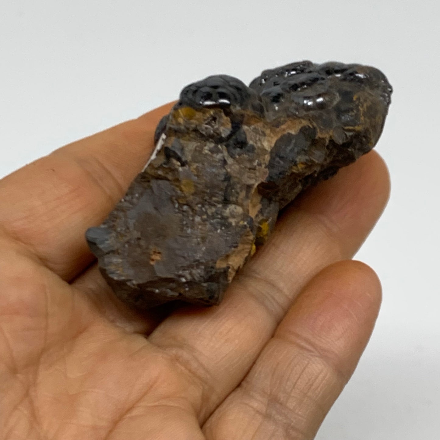 100g, 2.3"x1.6"x1.1", Rough Hematite Botryoidal Mineral Crystal, B38444