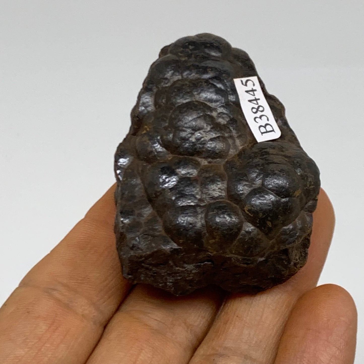90.9g, 2.1"x1.6"x0.9", Rough Hematite Botryoidal Mineral Crystal, B38445