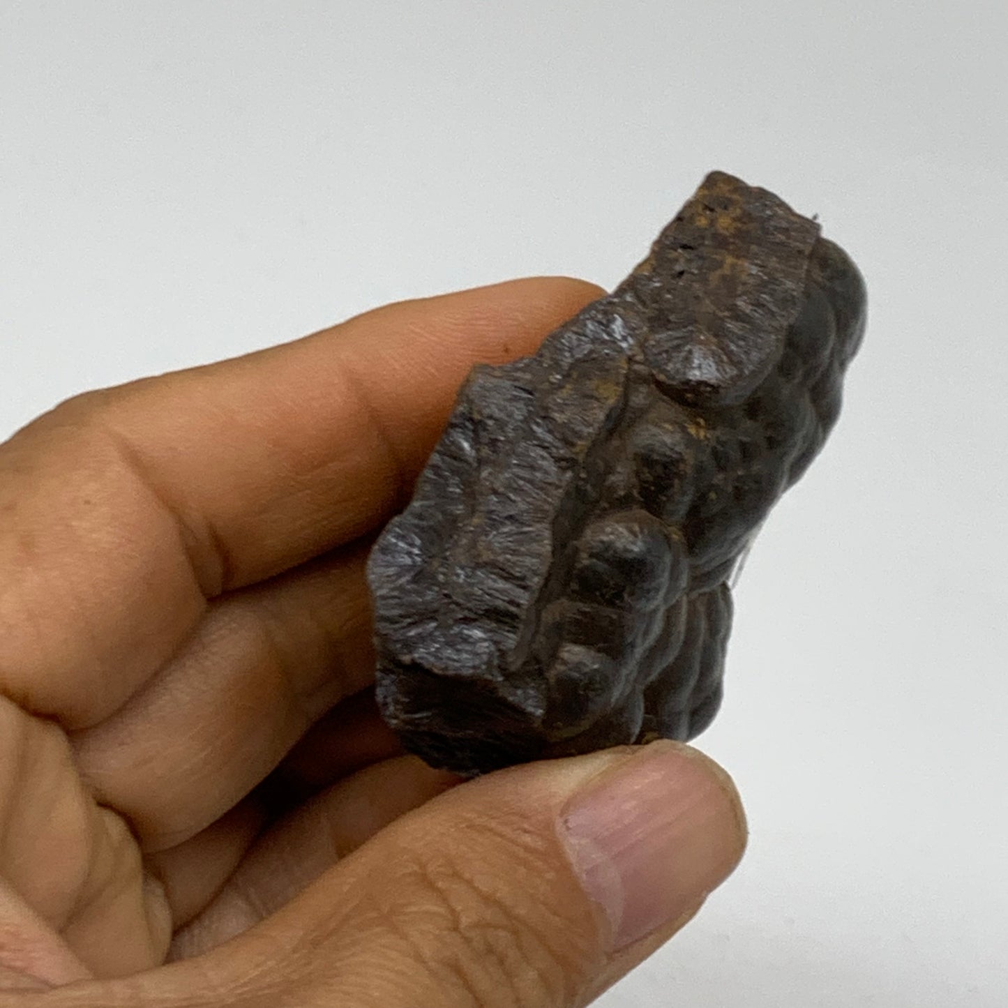 90.9g, 2.1"x1.6"x0.9", Rough Hematite Botryoidal Mineral Crystal, B38445