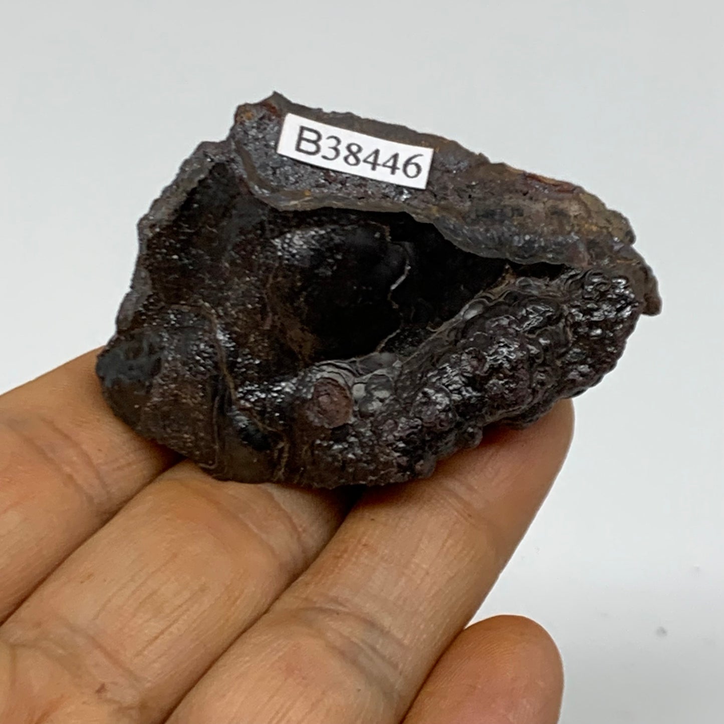 88g, 2.2"x1.5"x1.3", Rough Hematite Botryoidal Mineral Crystal, B38446